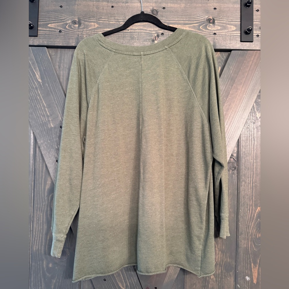 Distressed Colsie Sweatshirt - Picture 2 of 3